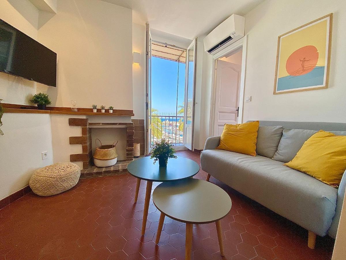 Sablettes Beach-Plage-Vue Mer-Centre Ville Menton Ruang foto